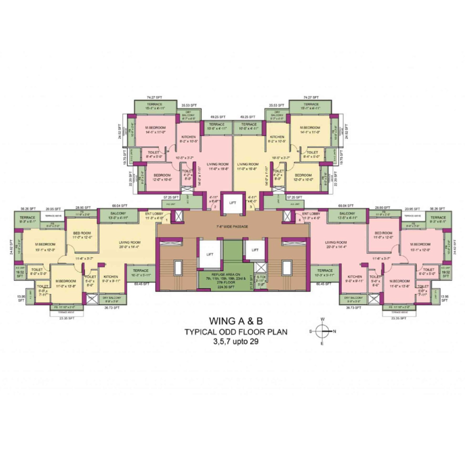 Newa-Bhakti-Park-Floor-Plan-A-B-Wing-Odd